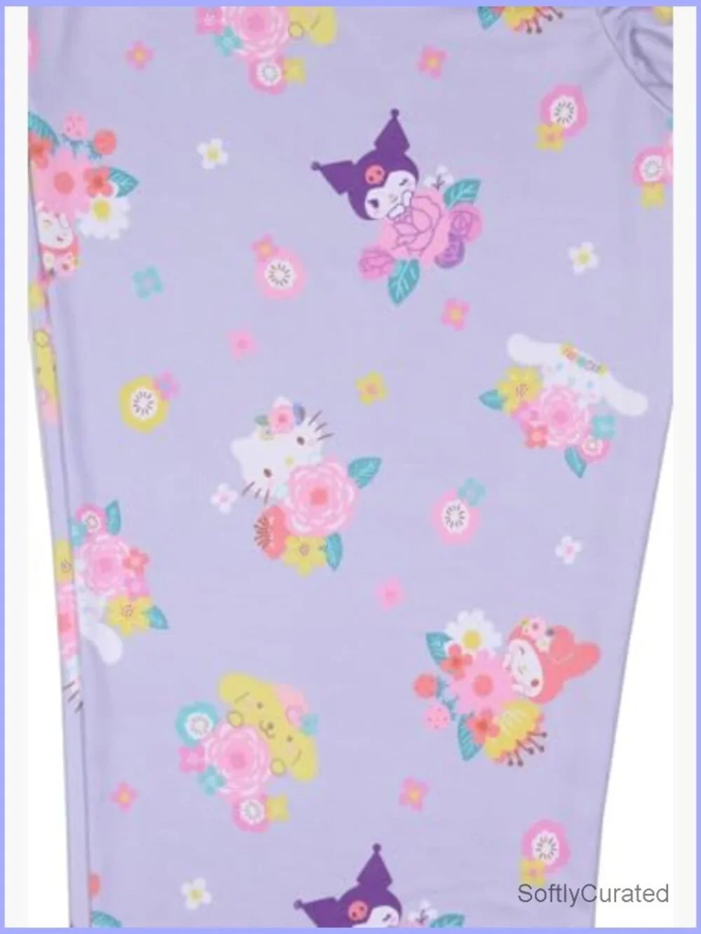 Sanrio Hello Kitty Friends Floral Pajama Pants Women Size M